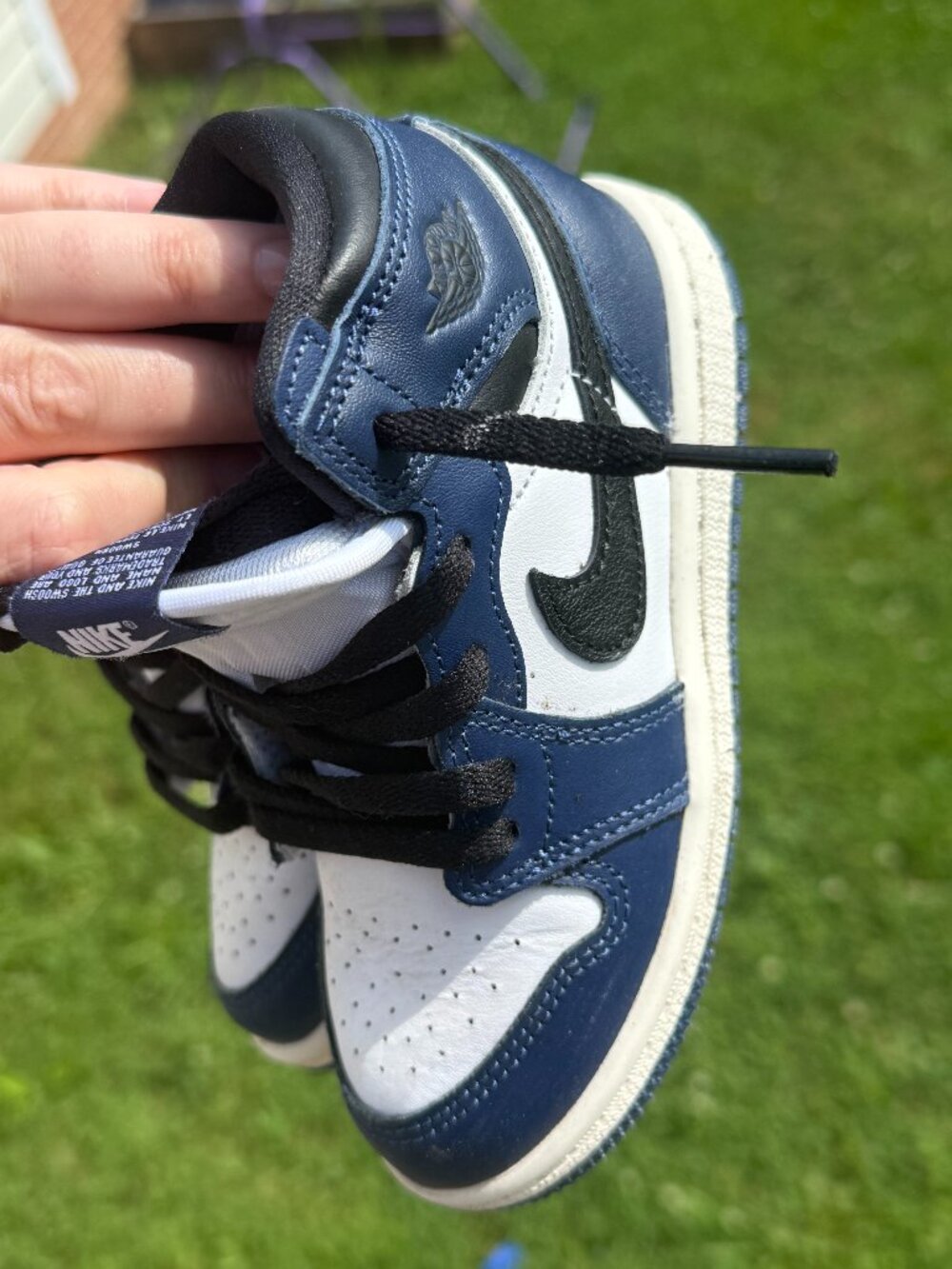 Nike Air Jordan 1 Mid Toddler 9c Navy Preppy Streetwear Mini Hypebeast 3769